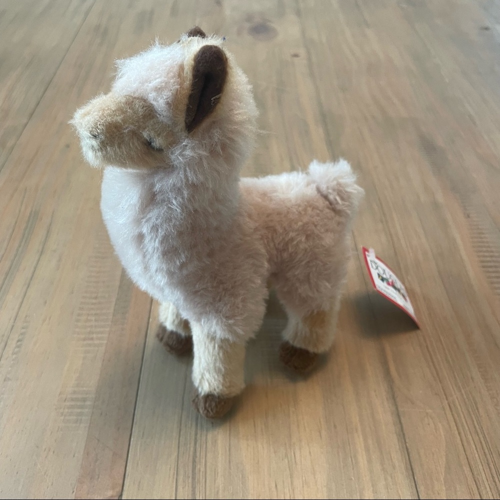 Douglas Jasper Golden Llama Stuffed Animal Alpaca Soft Plush Toy Tags